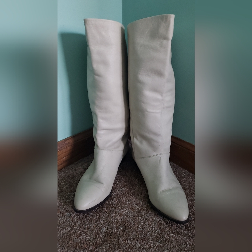 Off White real Leather Boots - Excellent Condition